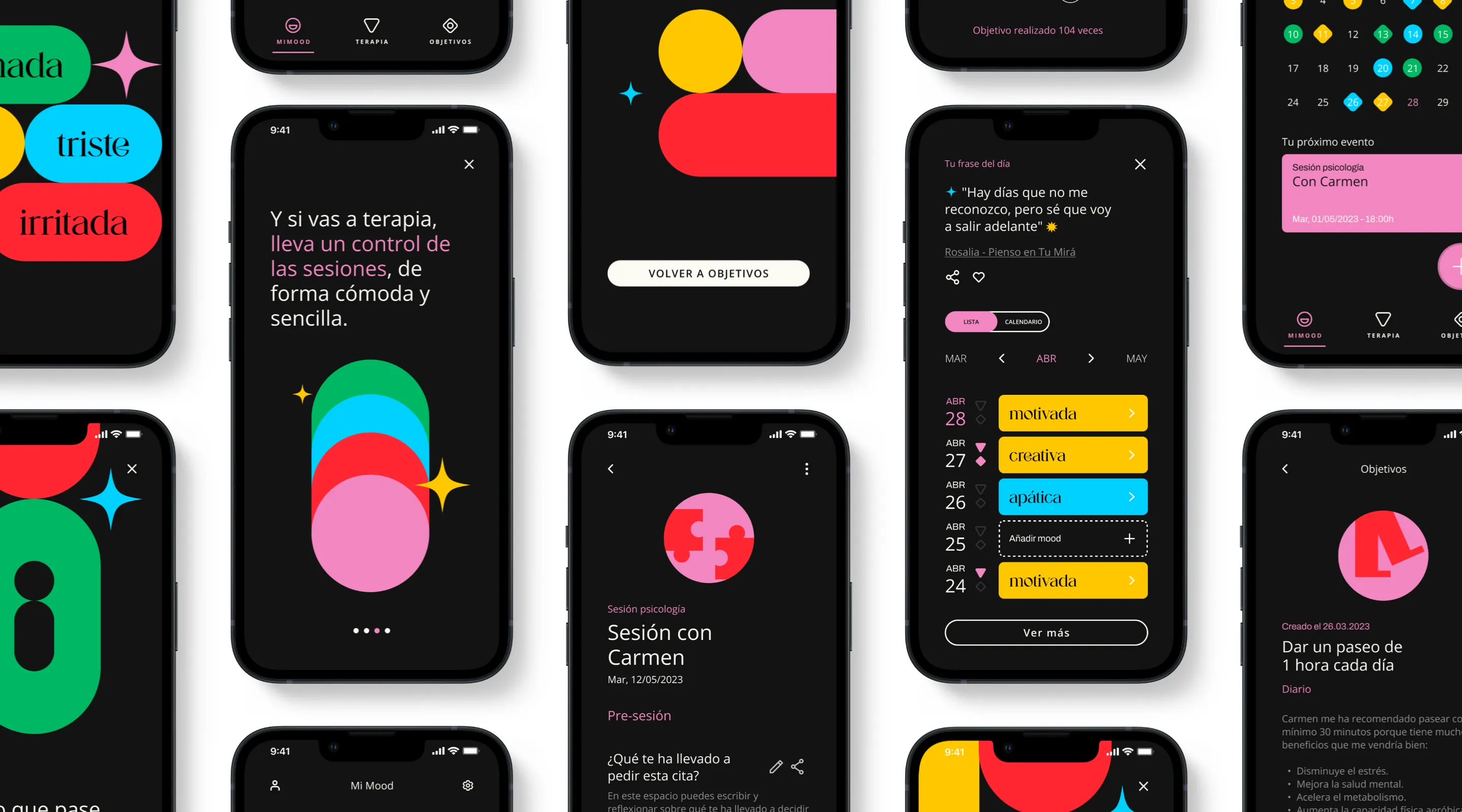 Grid of KooKoo app screens